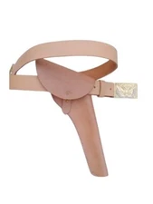 US Civil War NCO Cavalry Leather Waist Belt Eagle Buckle With Holster Right Draw