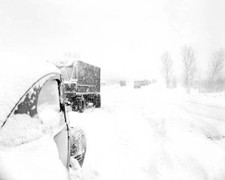 Old Man Winter caused a lot of hokus-pocus around Hohokus N J Thes .. Old Photo