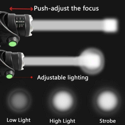 Lampada frontale ricaricabile linterna De Cabeza da esterno faro portatile a LED Lampada frontale ricaricabile linterna De Cabeza da esterno faro portatile a LED