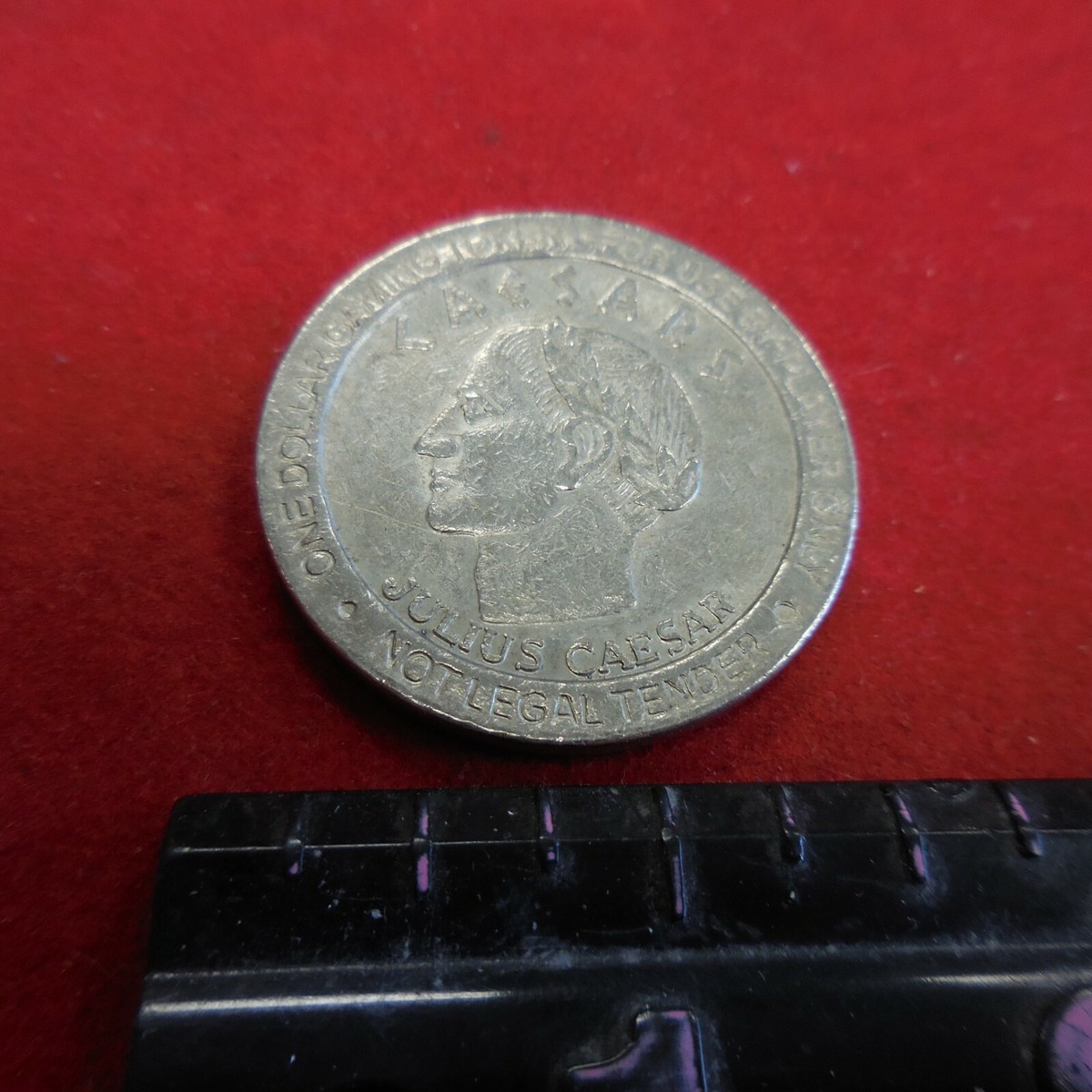 1981 Julius Caesar Atlantic City One Dollar Gaming Token Caesars