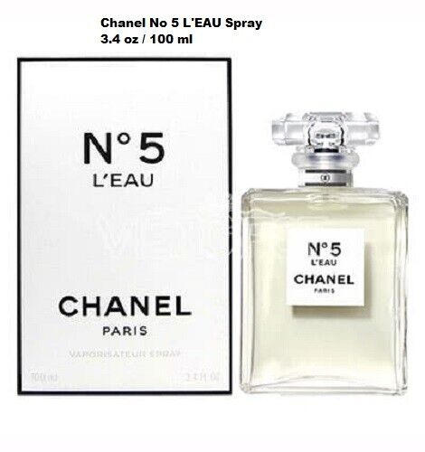  No. 5 by Chanel for Women, Eau De Parfum Spray, 3.4