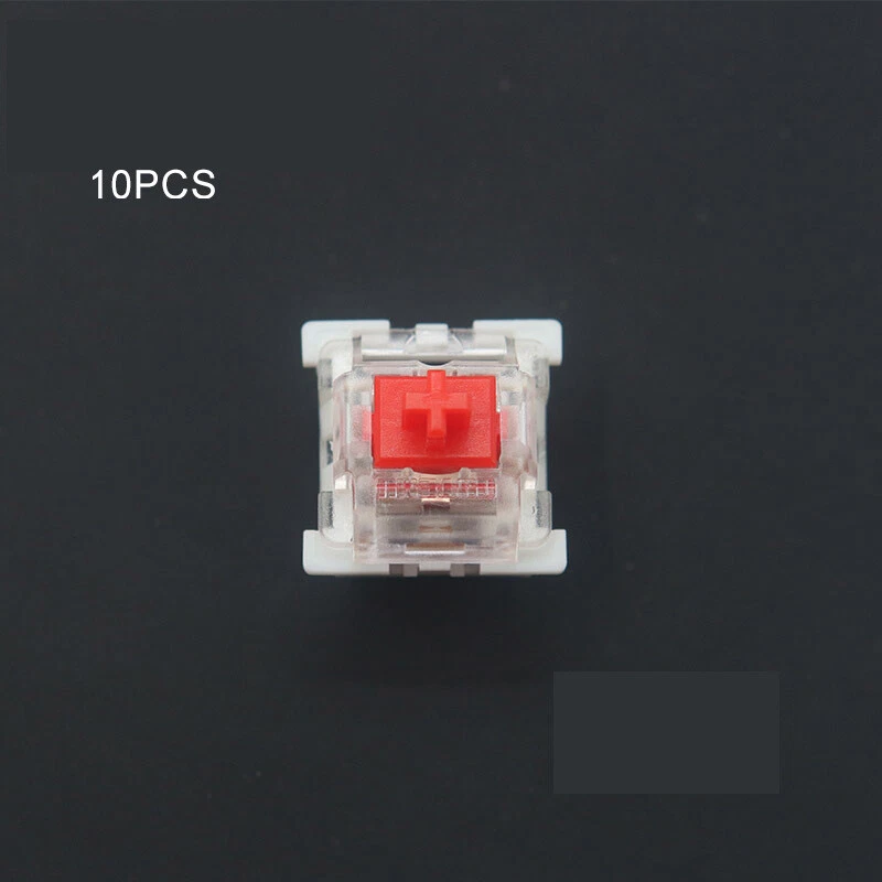 10pcs Mechanical Keyboard Key Shaft Replacement in Green Black Red Blue