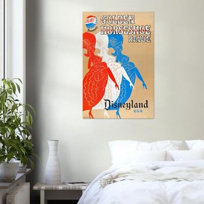 Golden Horseshoe Revue - Disneyland Attraction Poster - Vintage | eBay