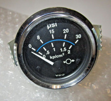 Genuine Vdo 30 Psi Gauge 1221015011a New