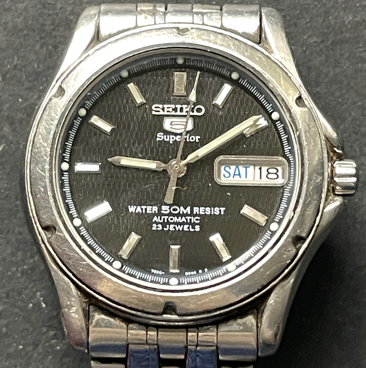 Vintage Seiko 5 Superior 7S36-0210 Automatic Watch Japan Vintage Seiko 5 Superior 7S36-0210 Automatic Watch Japan