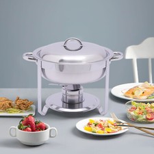 5L Chafing Dish Starter Set Speisewärmer Warmhaltebehälter Große Kapazität