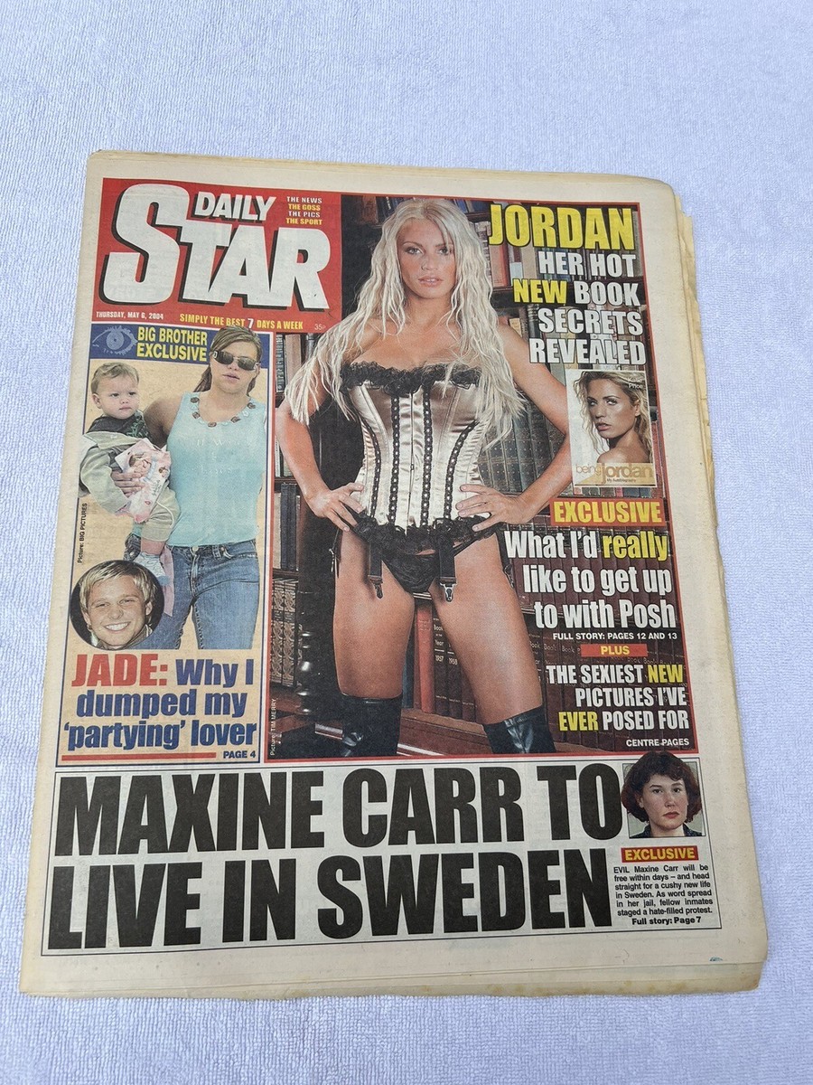May 6th 2004 original Daily Star Newspaper Birthday Gift Jordan