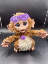 FurReal Friends Baby Cuddles My Giggly Monkey Pet Plush Hasbro - WORKS