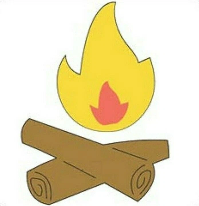 Camp Fire Cuttlebug Camping Campfire Die 37-1536 NEW! - Image 2 of 2