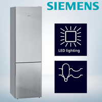 Siemens KG39EALCA KüHl-Gefrierkombination Inhalt KüHlbereich 249 Liter HöHe 2