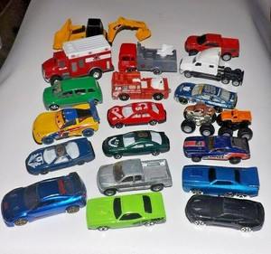 toy cars and trucks