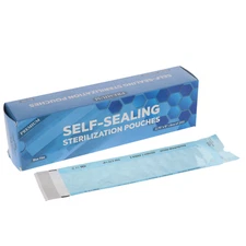 House Brand Dentistry 100529 Self-Seal Sterilization Pouches 2.75" x 9" 200/Pk
