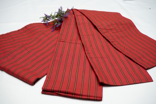 LIEBE VANILLE JAPANISCHE HANHABA OBI SCHÄRPE GÜRTEL SET DAMEN KIMONO VINTAGE AUTHENTISCH - Bild 3 von 3