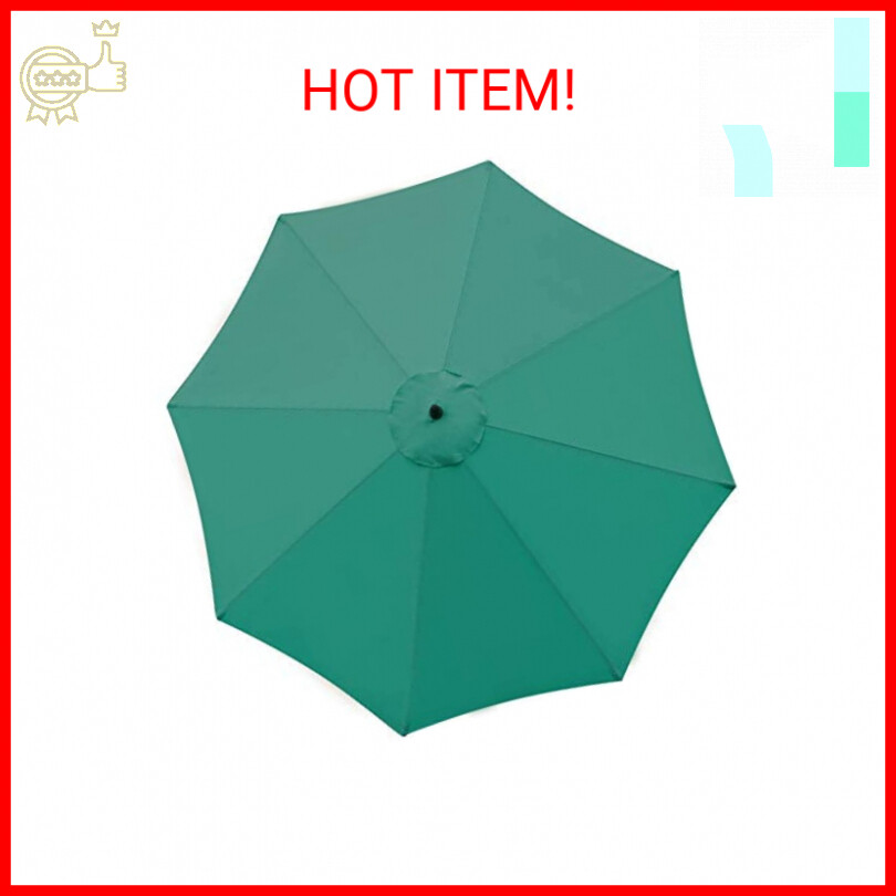Sunnyglade 9ft Patio Umbrella Replacement Canopy Market Umbrella Top