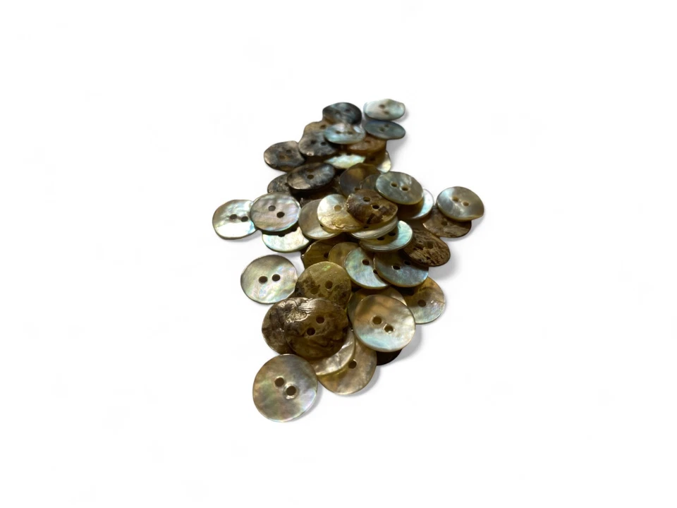 11.5mm Mother Of Pearl Shell Buttons Baby Knitting Cardigans Sewing Crafts - Image 2 of 4