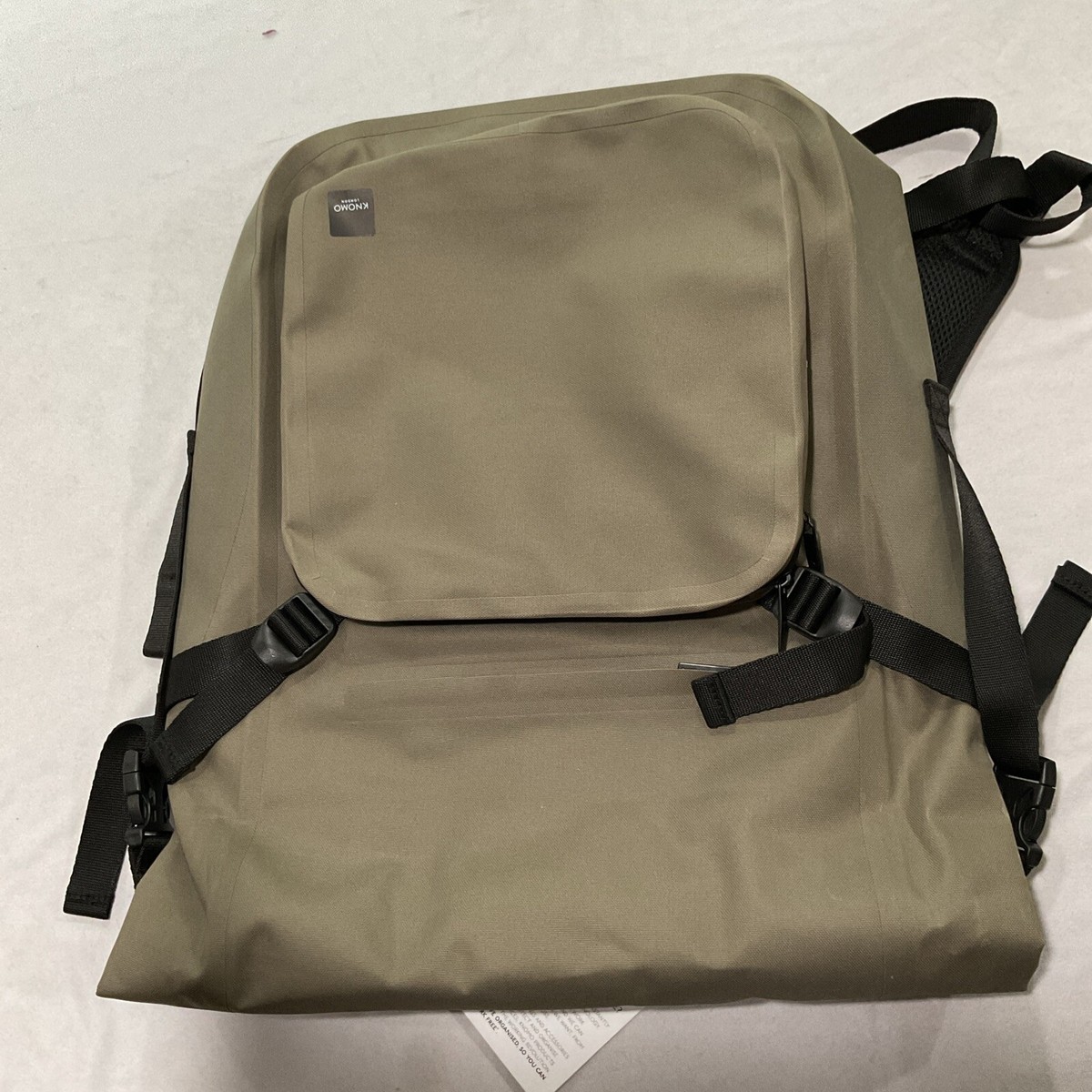 Knomo Roll Top With Front Pocket Backpack
