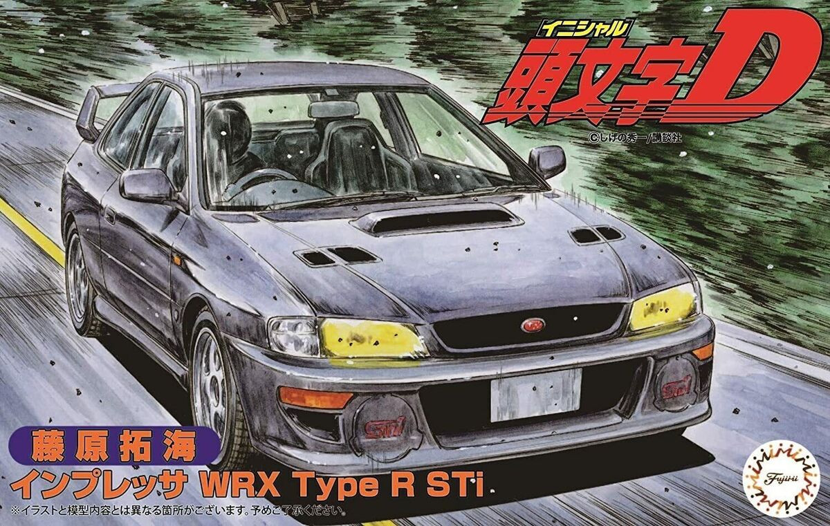 FUJIMI 1/24 Initial D Series No.18 Subaru Impreza WRX Type R