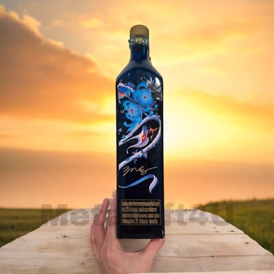 Johnnie Walker Empty Bottle Blue Label Japanese Zodiac Dragon