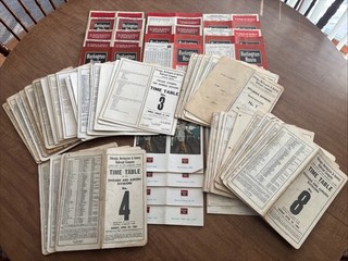 Chicago Burlington und Quincy Mitarbeiter und öffentliche Fahrpläne Posten von 60