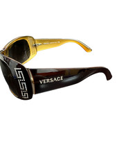 VERSACE Sunglasses Women's MOD 4098-B Medusa Brown Square Authentic 52mm