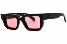 OFF WHITE OWSILVR-11025-52  Sunglasses Size 52mm 0mm 0mm black Men NEW