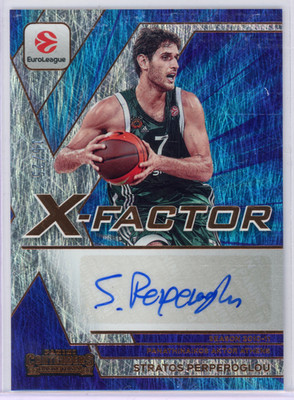 Stratos Perperoglou Auto /25 Bronze 2025-26 Contenders Euroleague X-Factor