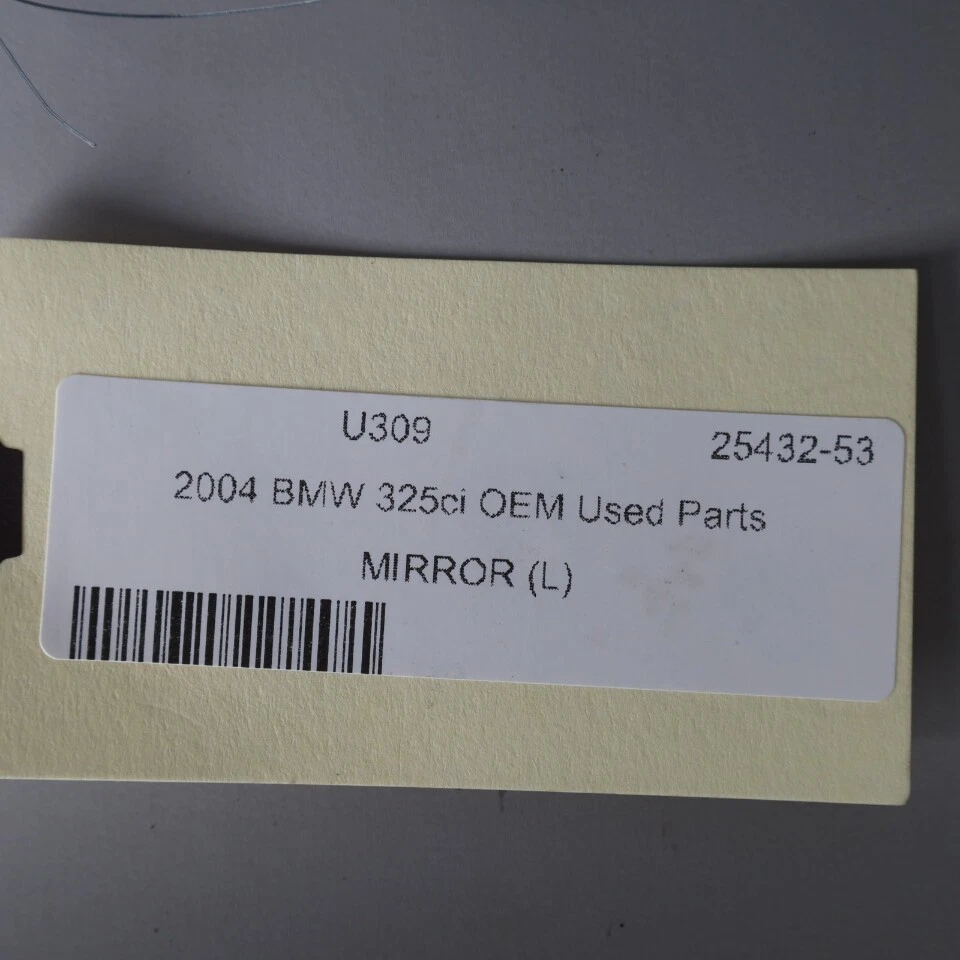 Espejo retrovisor de puerta izquierdo BMW 325ci 330ci E46 2004-2006 CPE/CONV 51167153133 FABRICANTE DE EQUIPOS ORIGINALES usado Foto 4 de 4
