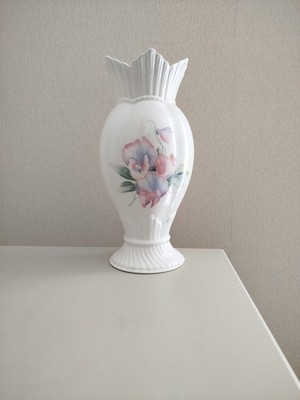 Vintage SELTENE Aynsley sehr große Vase Bone China H11'' (28cm'')