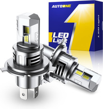 9003 H4 HB2 LED Bulbs 50000LM for Automotive Halogen, 99 Compatibility, Plug-N-