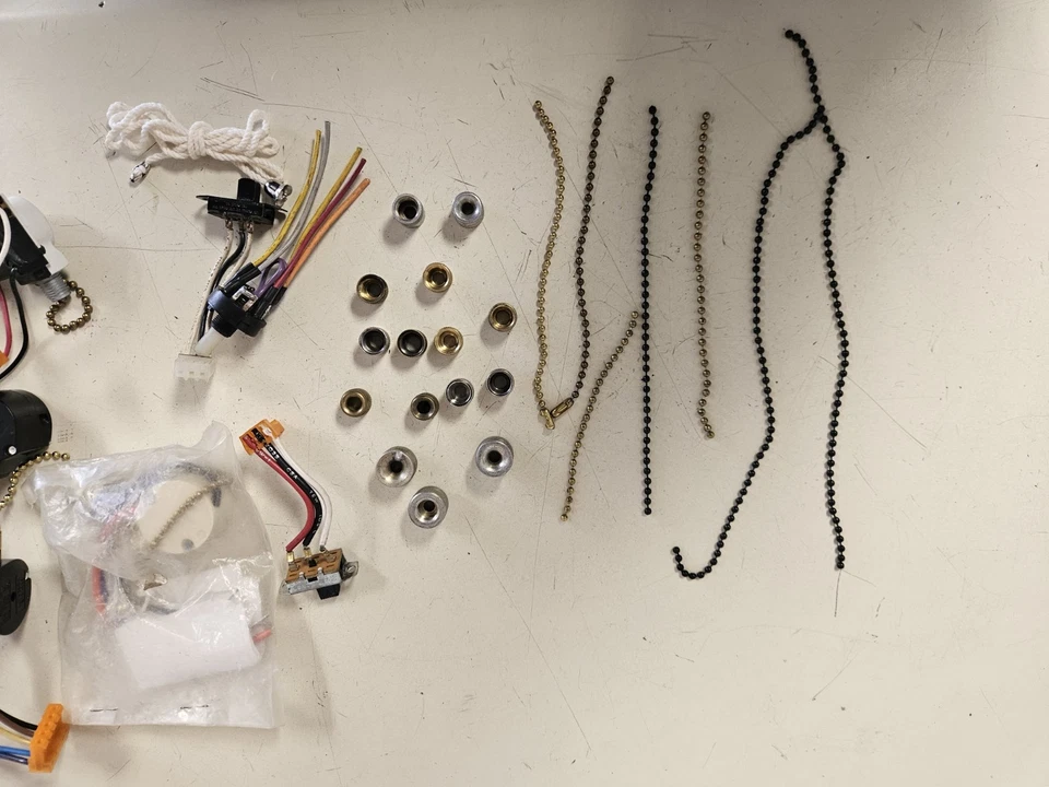 Casablanca Pull Chain Switches 32 Ea. Sold As A LOT with Rev Switch's and chain - Image 2 of 4