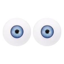 30mm Doll Eyes 1 Pair Realistic Acrylic Eyes Light Blue