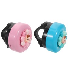  2 Pcs Tricycle Accessories Electric Scooter Bicycle Handlebars Bell Children