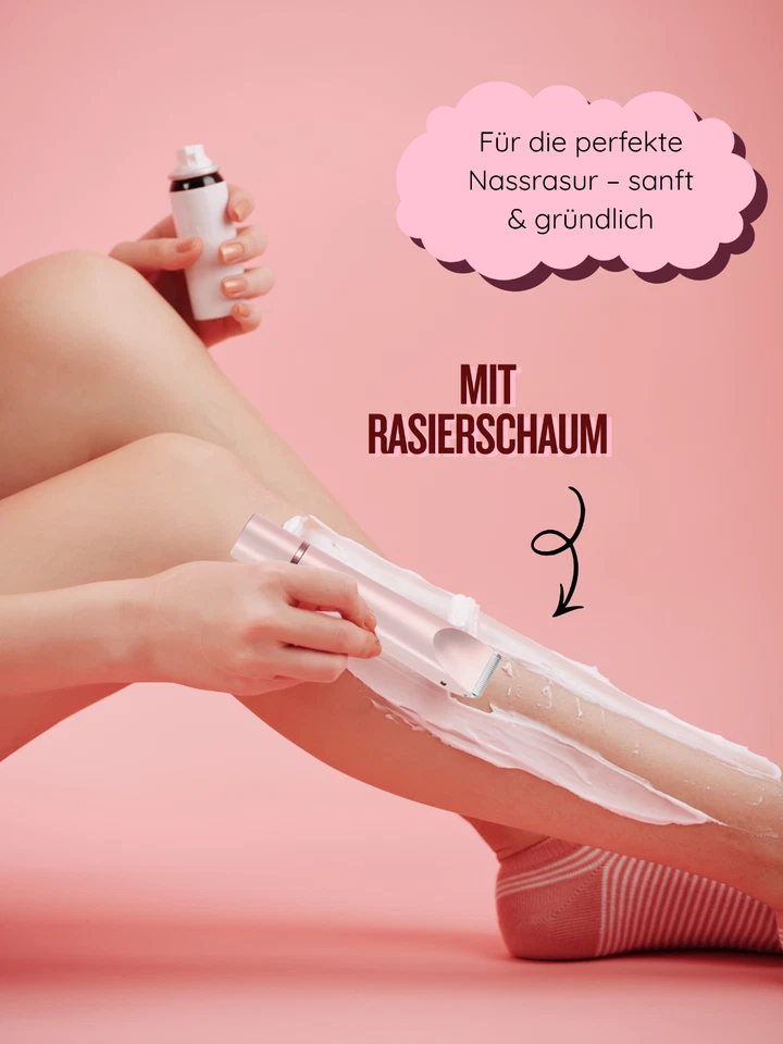 Elektrischer Rasierer Nass & Trocken für Frauen | Wiederaufladbar - Bild 4 von 4