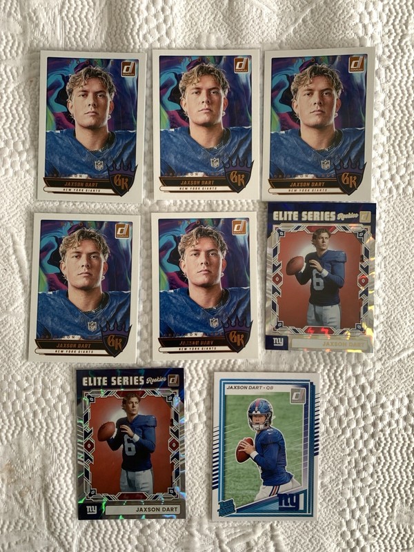 Jackson Dart Panini Rookie Card Lot Of Of 8 Cards Mint