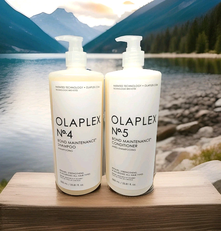 OLAPLEX SET- No.4 & No.5 (2000ML) SHAMPOO & CONDITIONER. FRESH STOCK P & P
