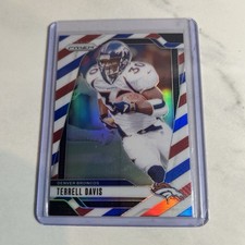 Panini 2024 Prizm Terrell Davis #91 Denver Broncos Red White & Blue Prizm NFL