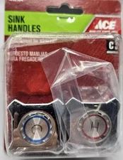 Kohler 4202164 Trend Style Faucet Handles Chrome Brand New Free Shipping