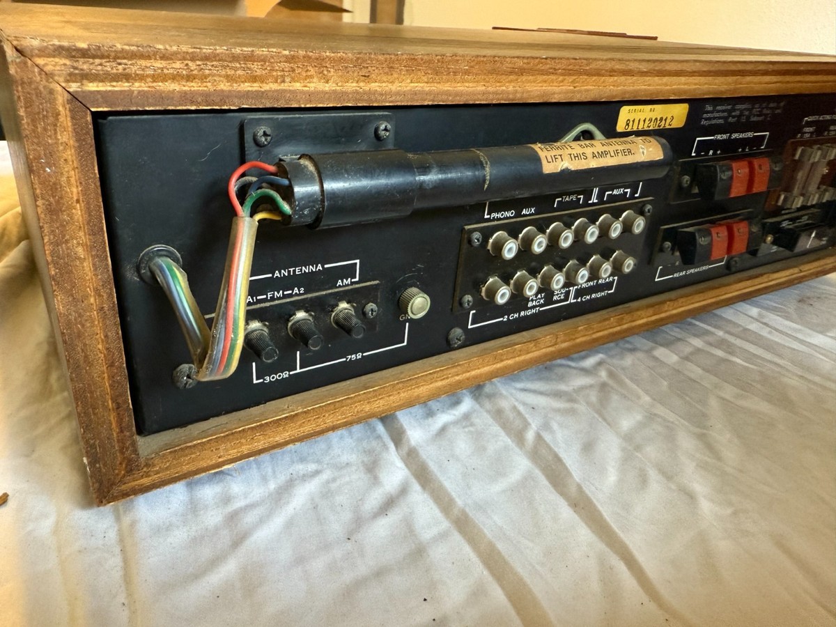 Sansui QR-1500 4-Channel Receiver – Powers On – Vintage