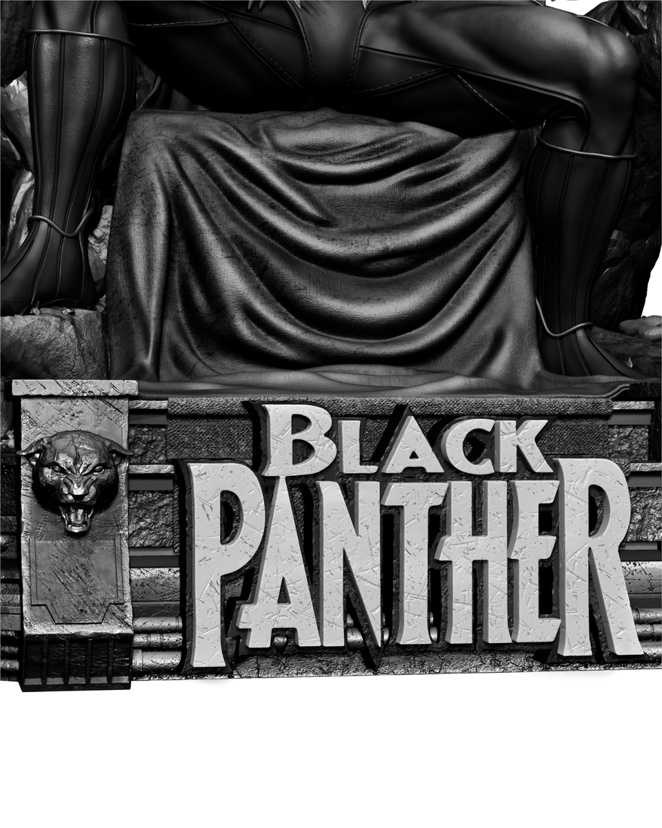 3D Printed Fan Art Black Panther and Storm Diorama by Wicked3d | eBay