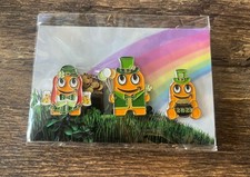 AMAZON Peccy Pins Themed For St Patrick’s Day 3 Pin Set Leprechaun Lucky Clover