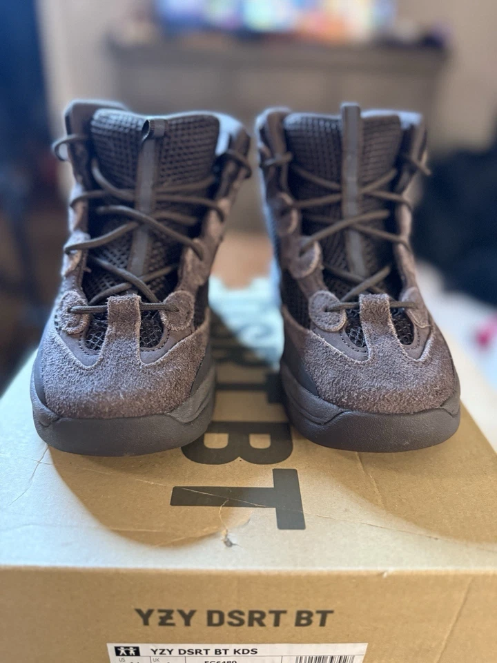 Adidas Yeezy DSRT Boot Oil Size 1.5Y Kanye West YZY Original Rare Flawless - Image 4 of 4