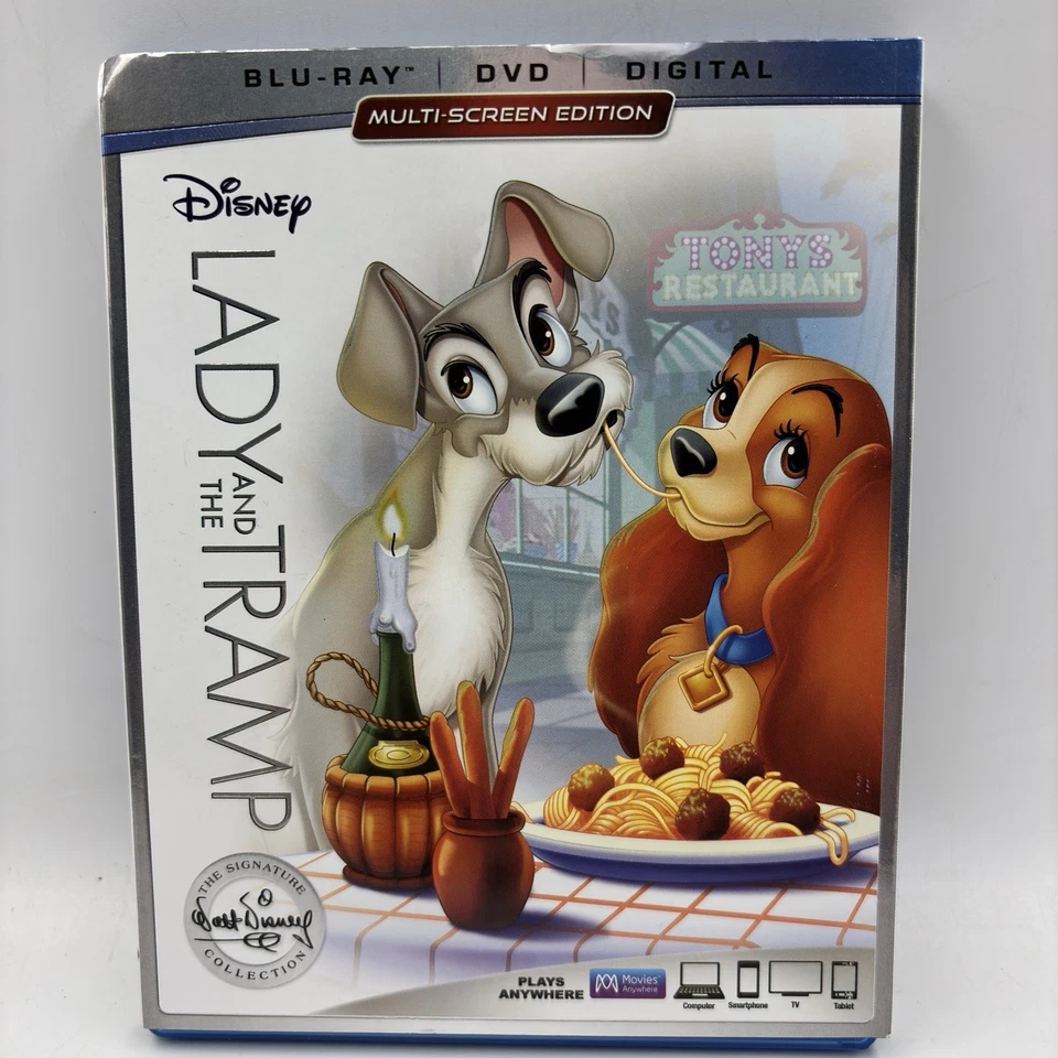 Disney's Snow White & Seven Dwarfs/Lady & Tramp Blu-ray/DVD Signature Collection - Image 2 of 4