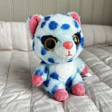 Aurora Yoohoo Friends Spotee Blue Leopard Stuffed Animal 6" Plush HARD TO FIND
