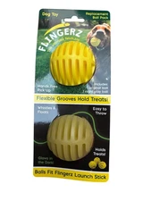Flingerz Pet 2Pk Glow Fling Replacement Balls Dog Toy Fetch For Regular Thrower