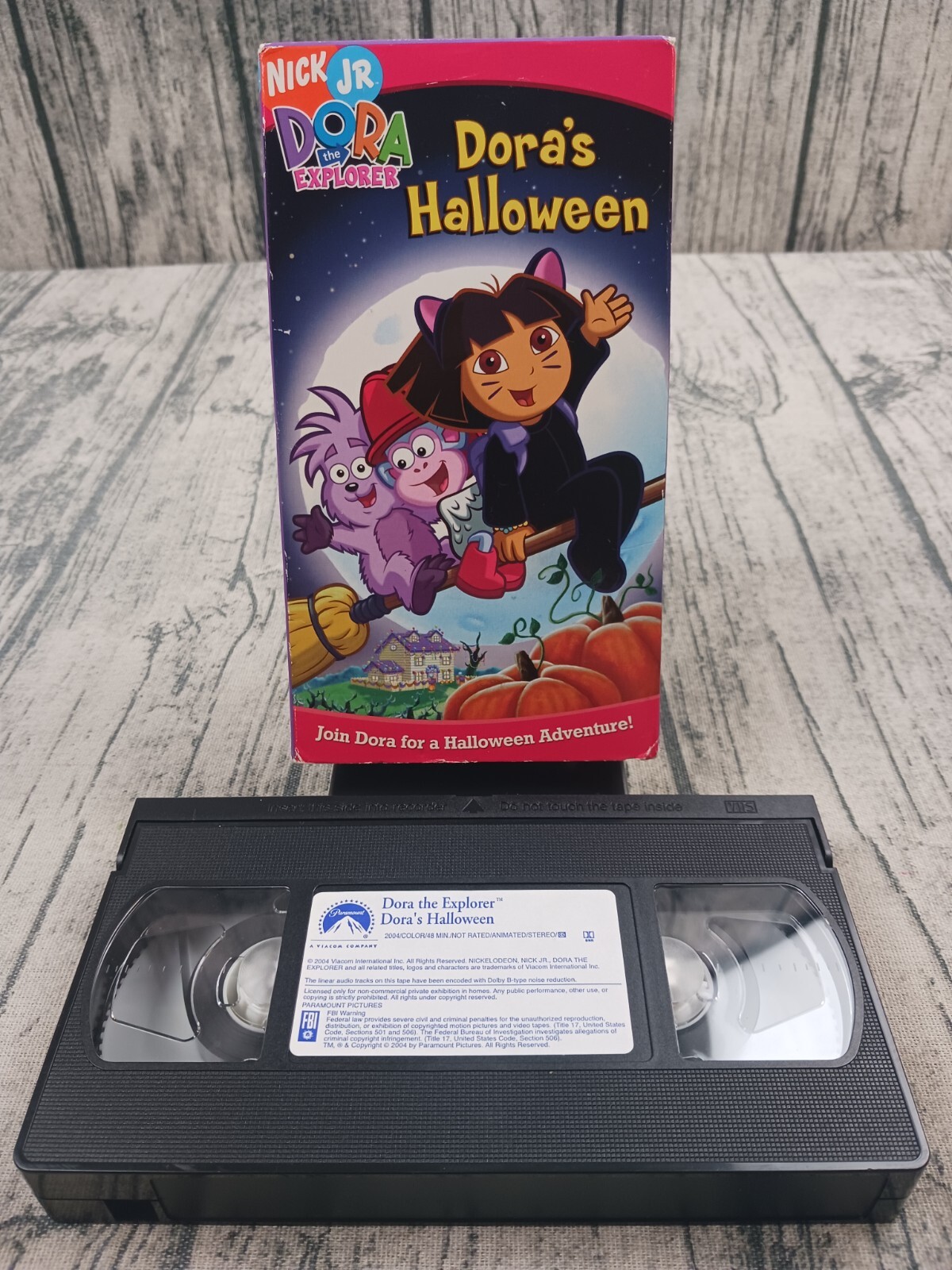 Dora the Explorer Dora's Halloween (VHS, 2004) PreOwned, Good