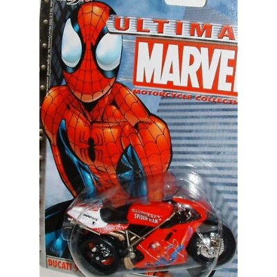 ray様 Ultimate Marvel Motorcycle collection Spider-man Ducati 996SPS | eBay