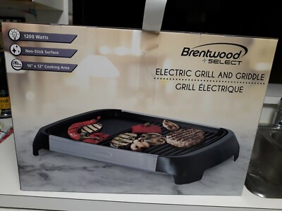 Brentwood Select  Electric  Grill & Gridlle PERFECT FOR GIFT.. brand NEW