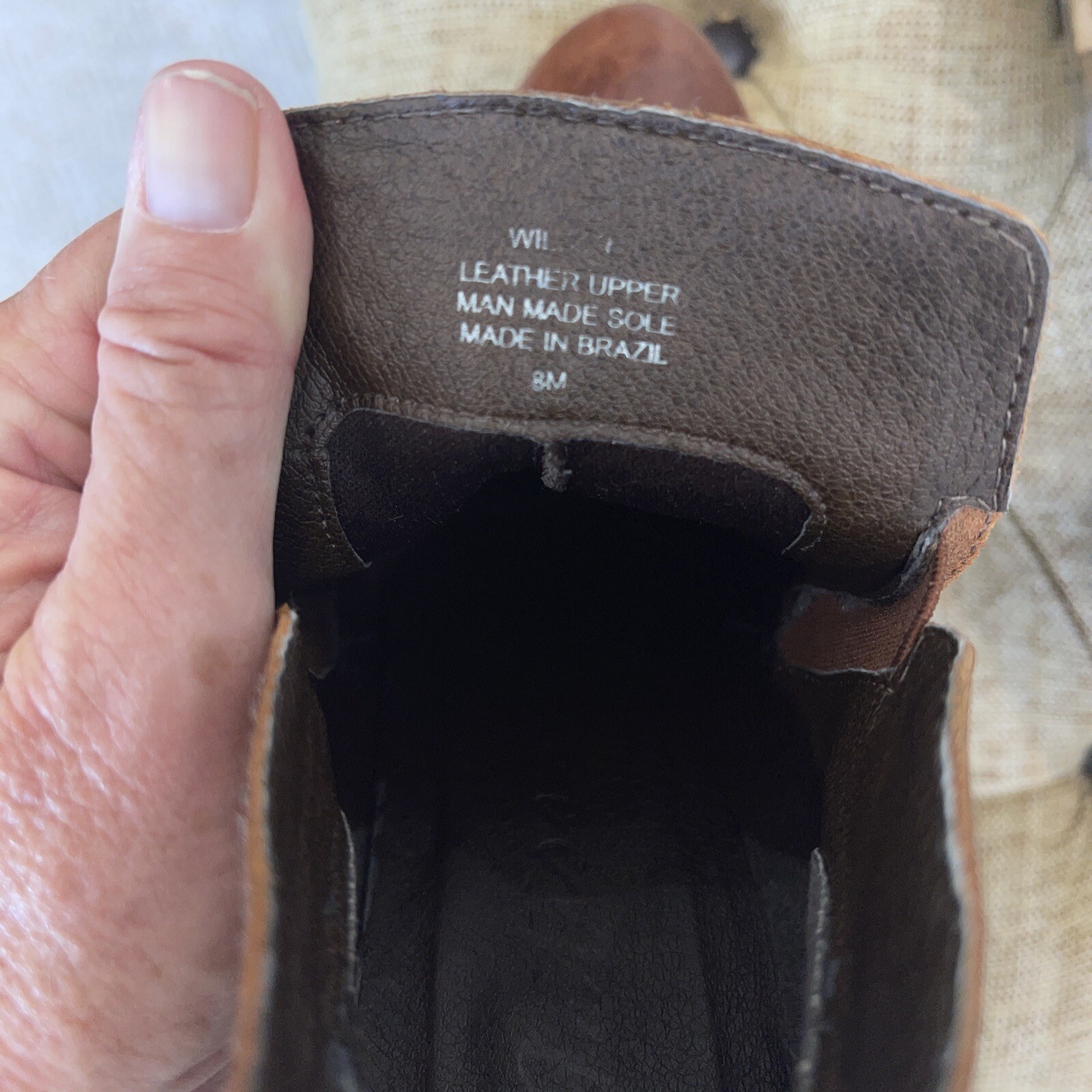 Matisse Brown Leather Booties Sz 8 Boots Distressed Yellowstone Boho Brazil Prep