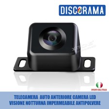 Telecamera Auto Anteriore Camera LED Visione Notturna Impermeabile Antipolvere - Miniatura 1