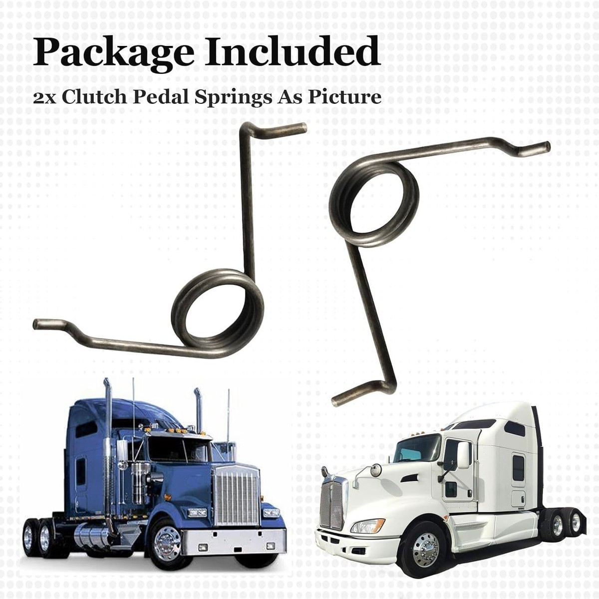 2x Return Clutch Pedal Spring for Volvo Kenworth Truck 22531